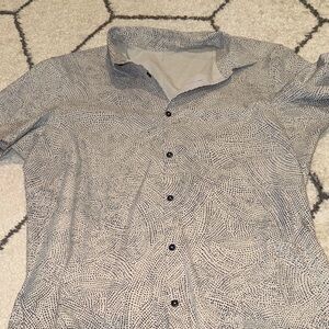 lululemon athletica Black and White Dotted Shirt